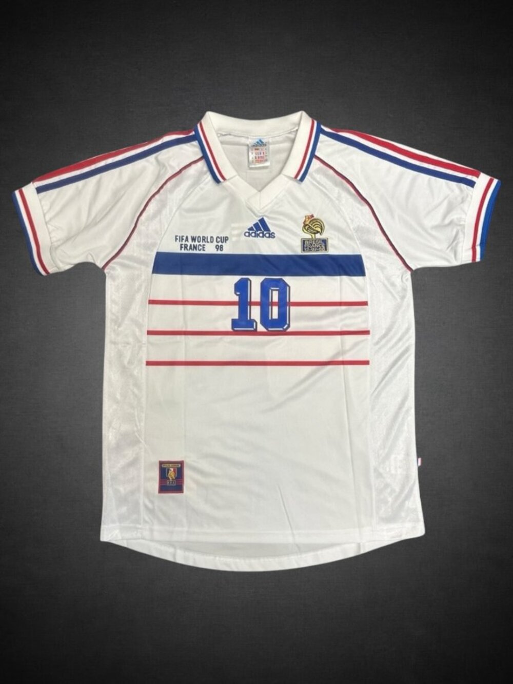 1998 France world Cup home kit. Zidane football soccer jersey. New with tags